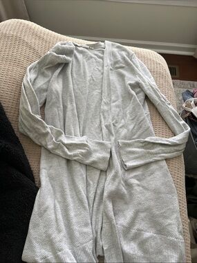 GAP Light Gray Open-Front Women's Cardigan